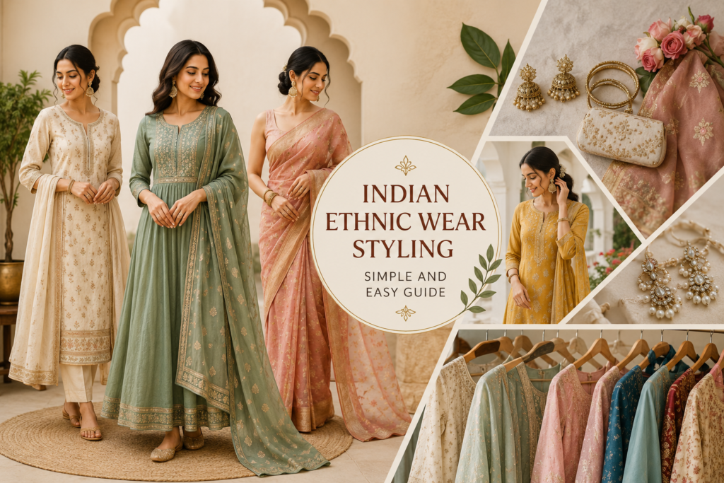 Indian Ethnic Wear Styling: Simple and Easy Guide